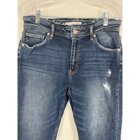 Kancan Women’s High Rise Distressed Boyfriend Jeans Size 28 - Picture 2 of 9
